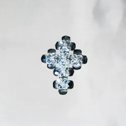  - Brooch Sierra -  - Laiton argenté